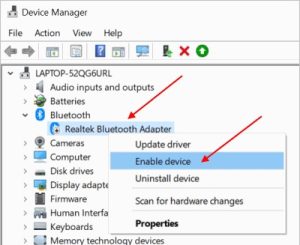 Cek Fitur Bluetooth pada laptop