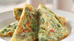 Telur Dadar dengan Sayuran