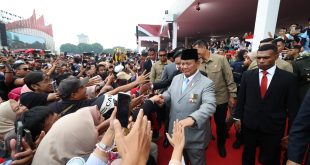 Keakraban dalam Momentum Sejarah: Prabowo, Gibran, dan Jokowi di HUT ke-79 TNI